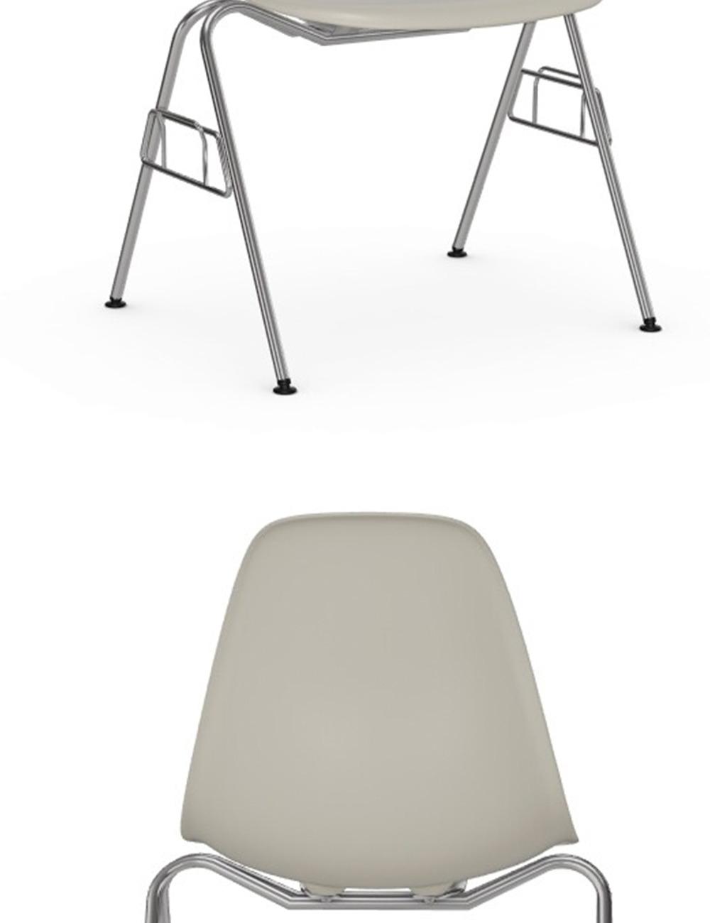 Vitrimes Plastic Side Chair DSS-N Pebble