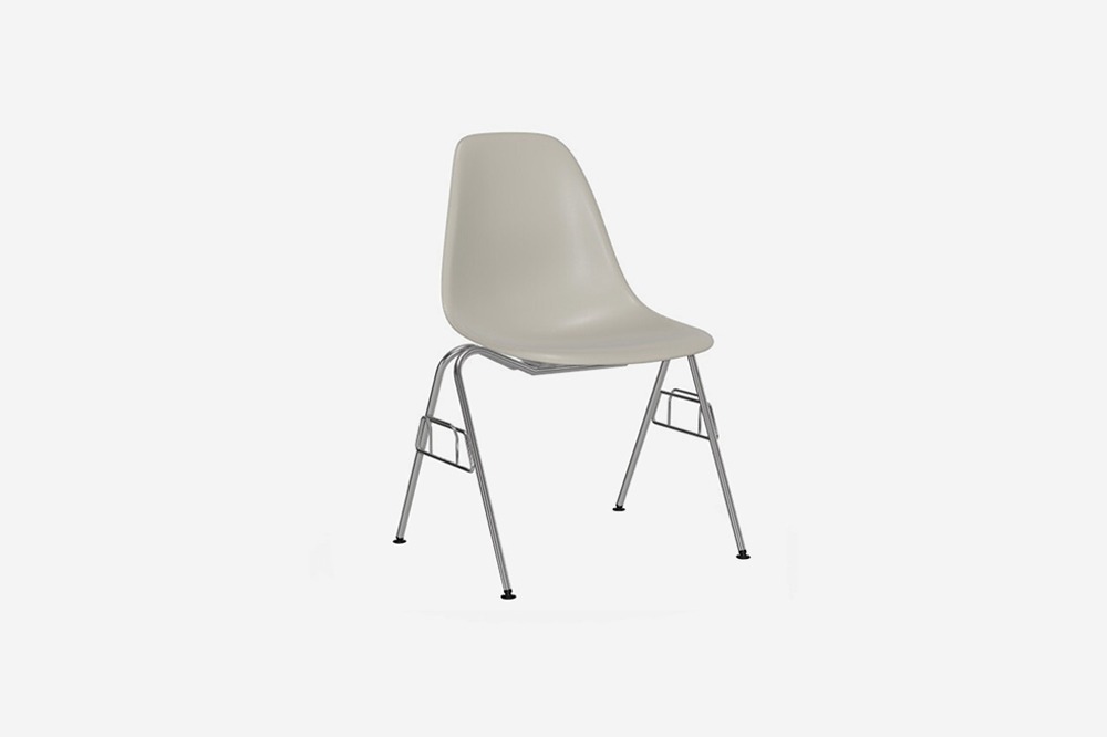 Vitrimes Plastic Side Chair DSS-N Pebble