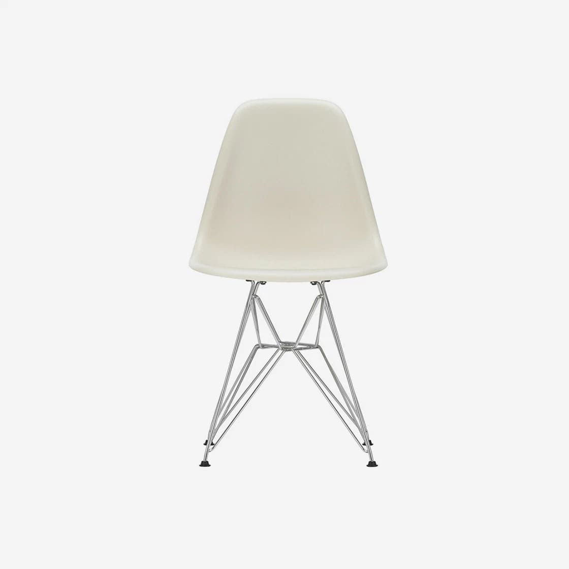 Vitra Eames Plastic Side Chair DSR Pebble