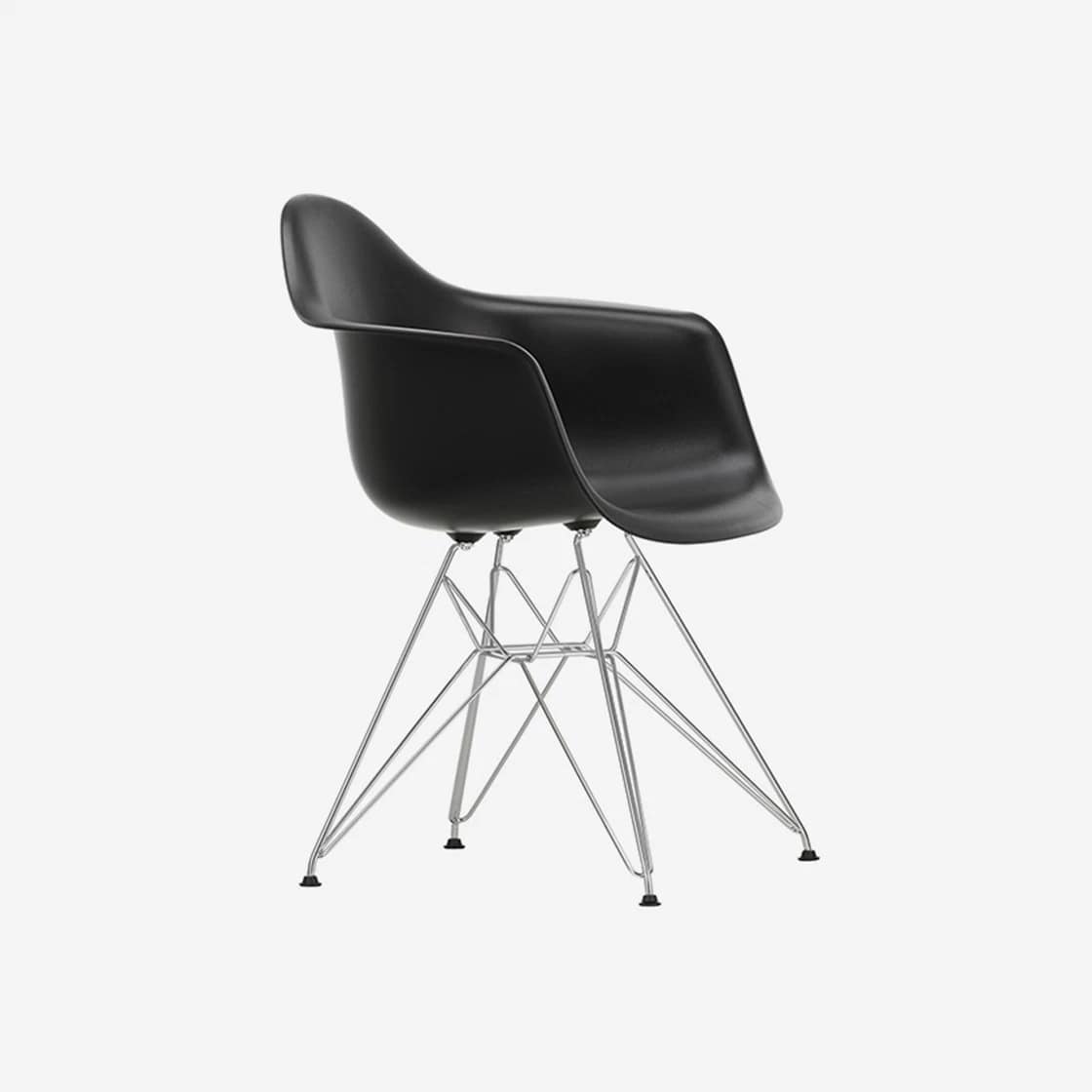 Vitra Eames Plastic Armchair DAR Deep Black