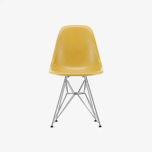 Vitra Eames Fiberglass Side Chair DSR Light Ochre