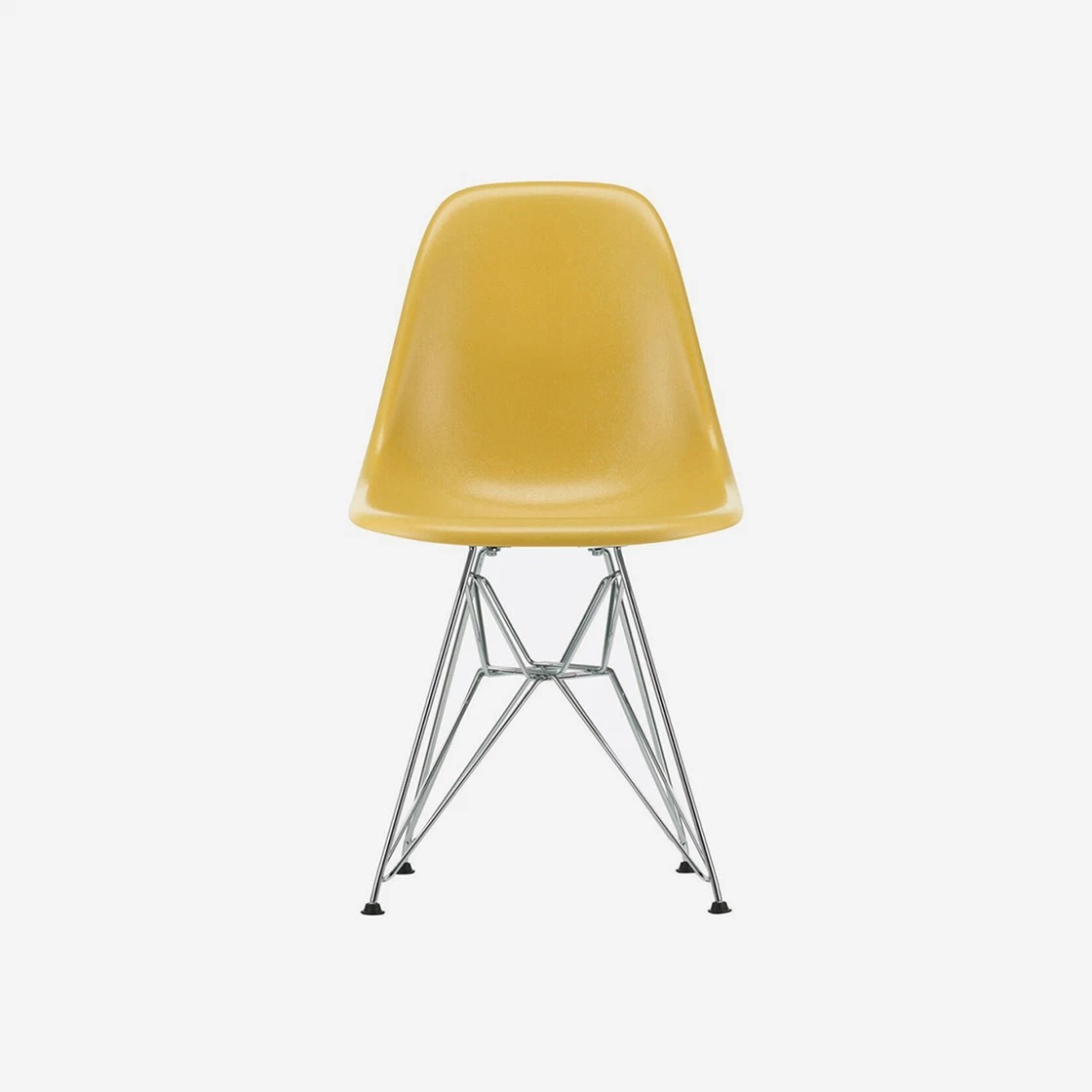 Vitra Eames Fiberglass Side Chair DSR Light Ochre