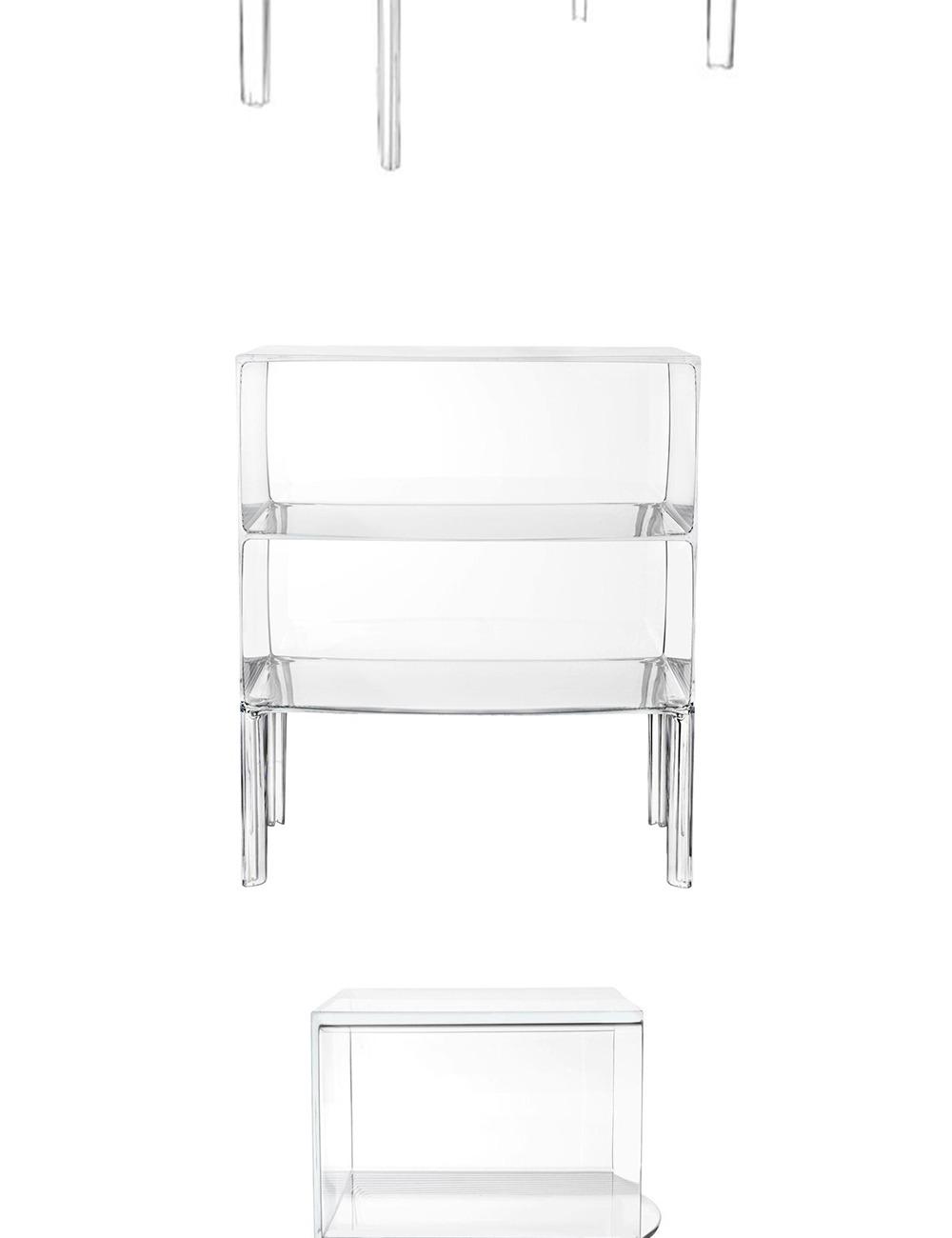 Kartell Ghost Buster Dresser Transparent