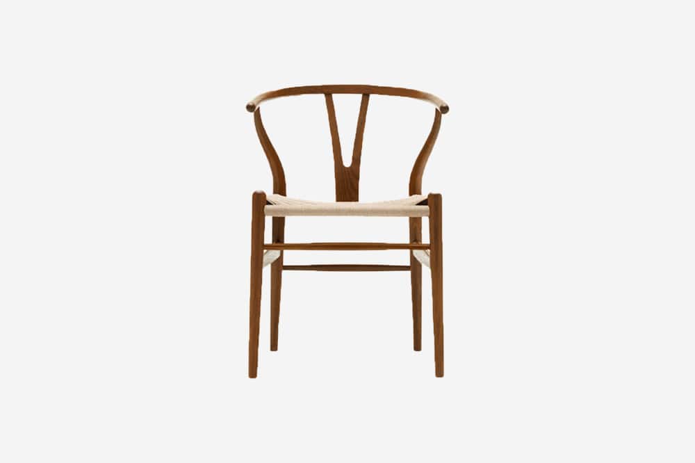 Carl Hansen & Son CH24 Wishbone Chair Oak & Smoked Stained Finish Natural Sheet