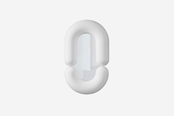 Mustache Zodiac Mirror White