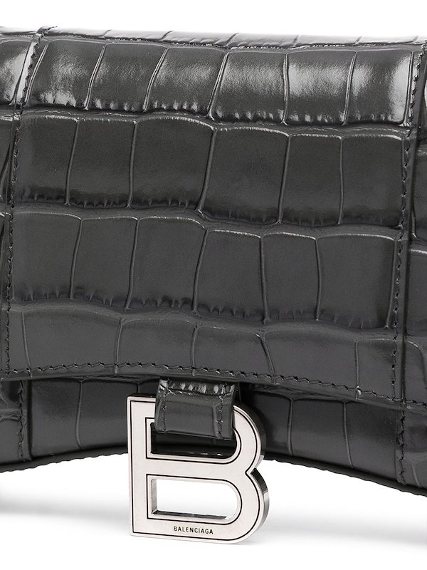 Crocodile Embossing Chain Wallet Bag