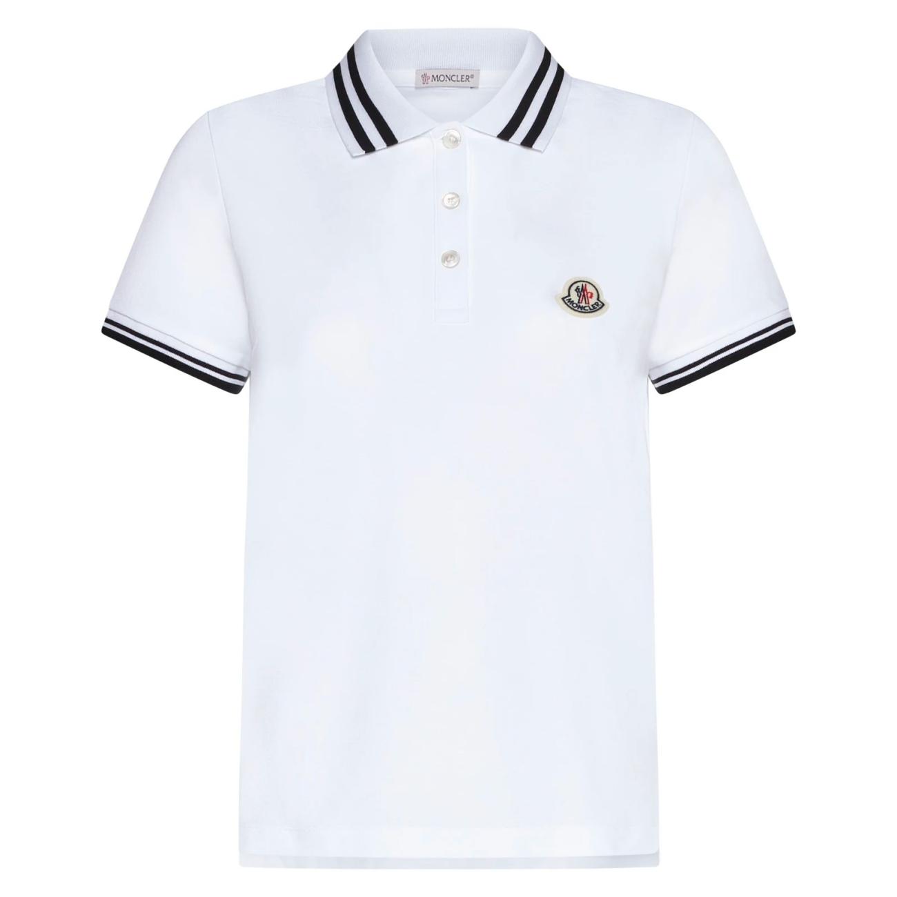 Logo patch short sleeve pique