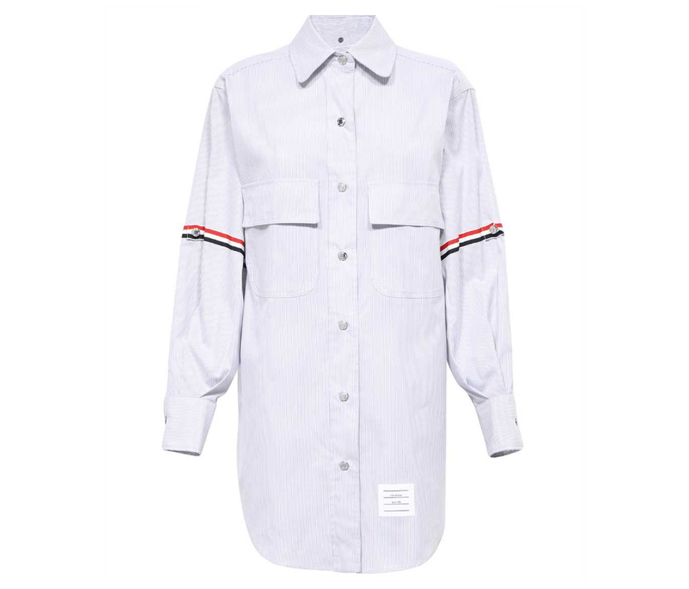 PINCORD SUPERSIZED MINI SHIRTDRESS