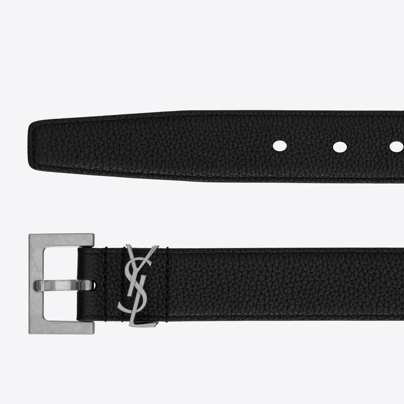 CASSANDRE BELT IN GRAINED LEATHER