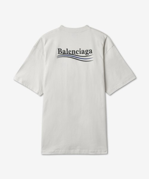 Women's Large Fit Political Campaign Short Sleeve T-Shirt - White