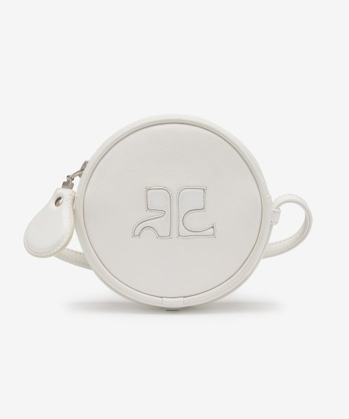 Women's Small Reedition Circle Crossbody Bag - White