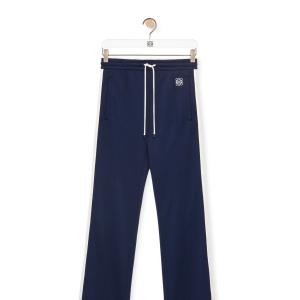 Tracksuit trousers in technical jersey Marine polyester