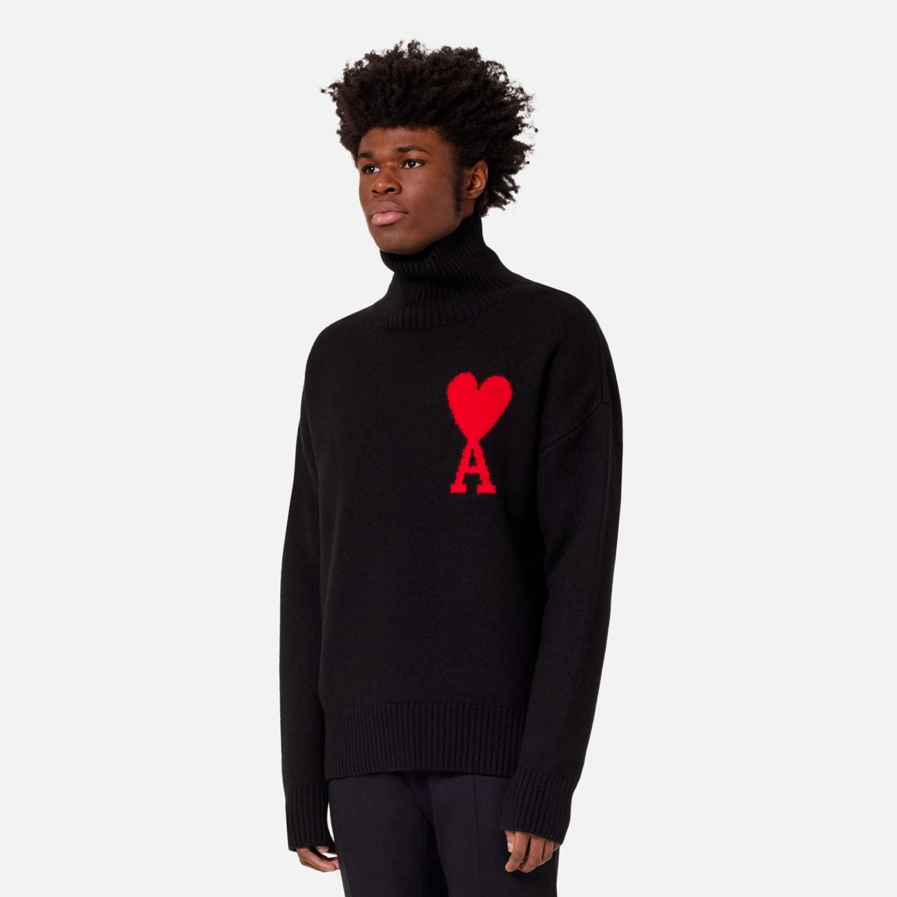 Ami De Coeur Funnel Neck Sweater 