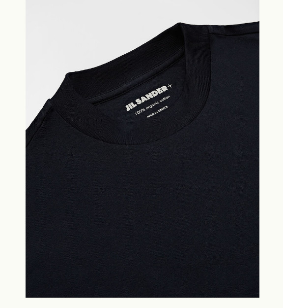 (3 Pack) Jil Sander Organic Cotton T-Shirt Set Navy (3 Pack)