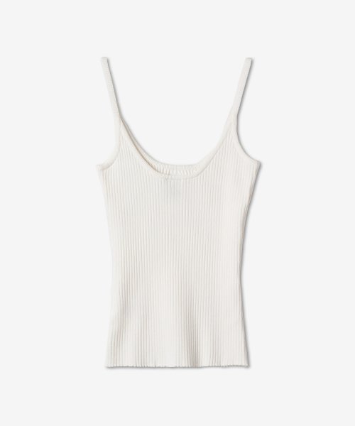 Women's sleeveless knit - white