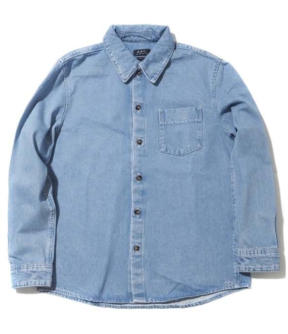 Victorio Denim Logo Overshirt