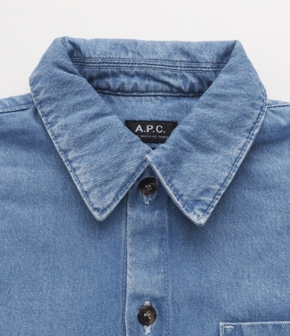 Victorio Denim Logo Overshirt