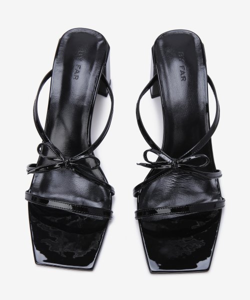 Women's June Patent Leather Sandals - Black