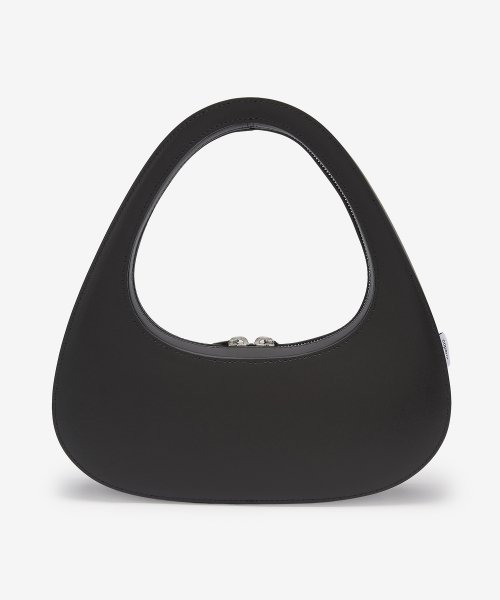 Women's Baguette Swipe Shoulder Bag - Black