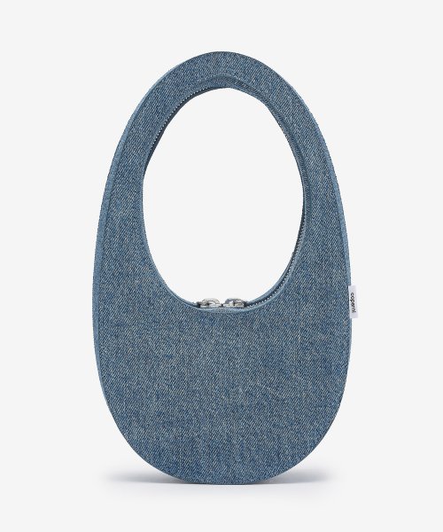 Women's Denim Swipe Shoulder Bag - Blue