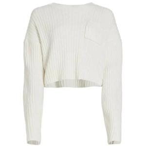 Caria cropped cable knit sweater