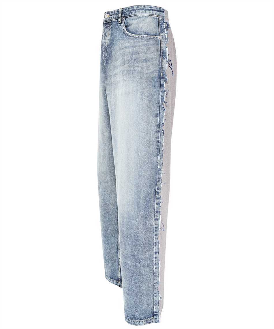 HYBRID BAGGY pants light blue denim