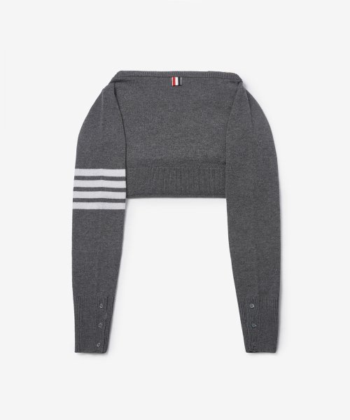 Men's Jersey Stitch Merino Crewneck Sweater Shell Tote - Medium Gray