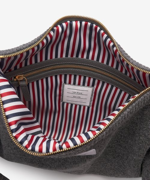 Men's Jersey Stitch Merino Crewneck Sweater Shell Tote - Medium Gray