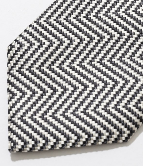 pattern silk tie 23FW multi color