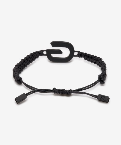 Men's G Link Cord Bracelet - Black