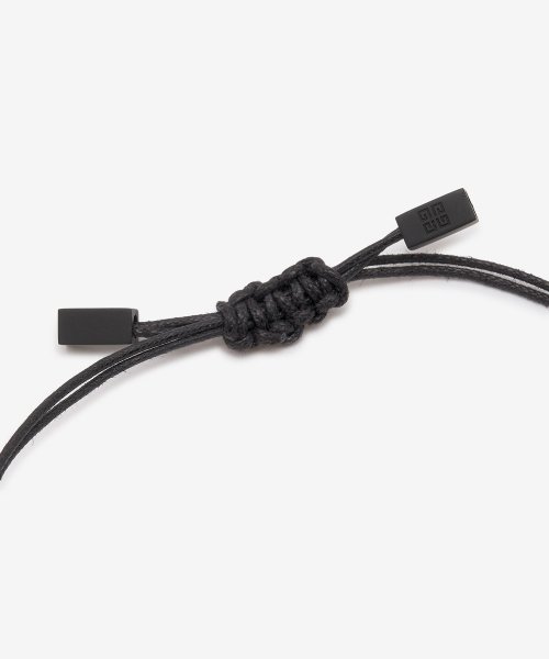 Men's G Link Cord Bracelet - Black