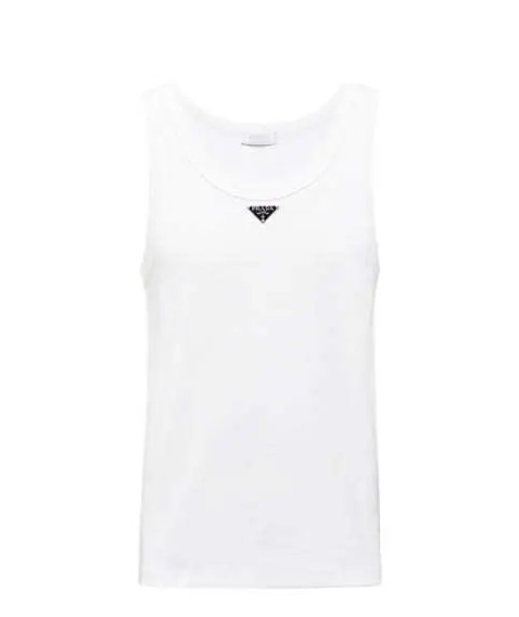 Cotton Tank Top white