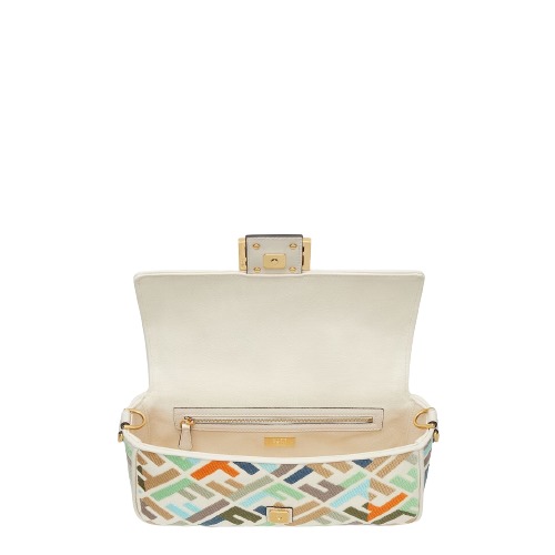 FF Canvas Baguette Bag