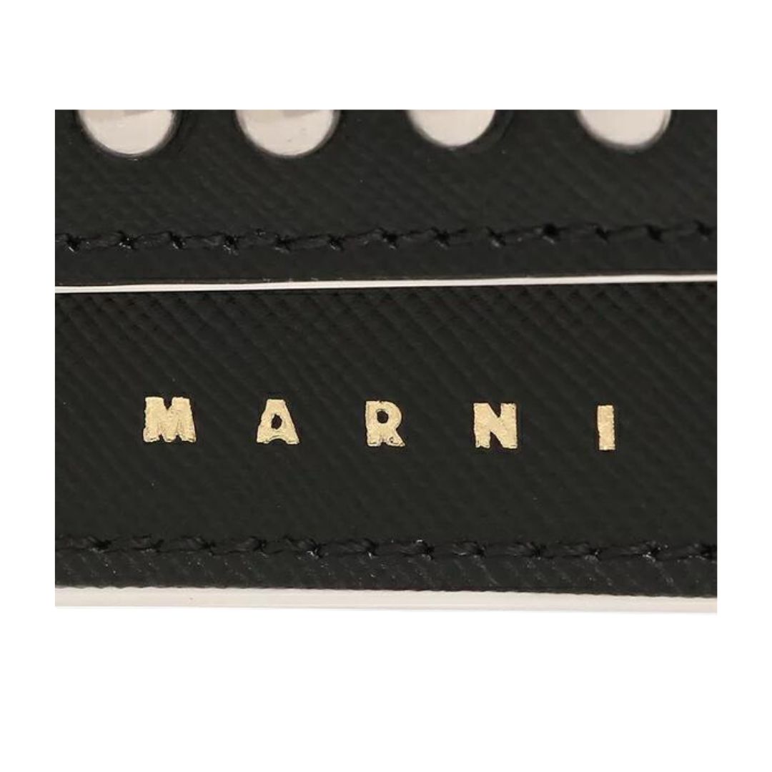 Stud Trifold Wallet Black