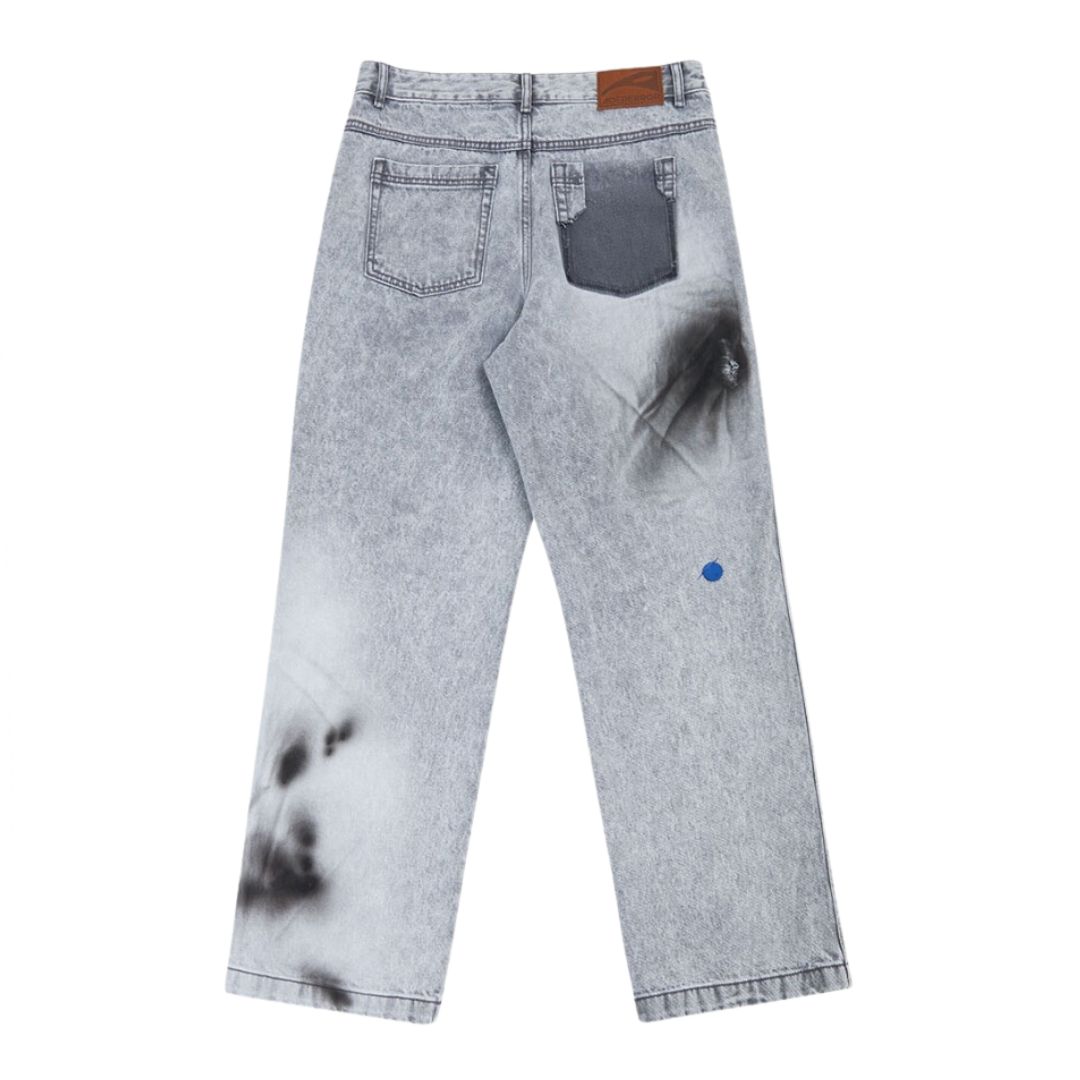 Ader Error Fendig Jeans Grey