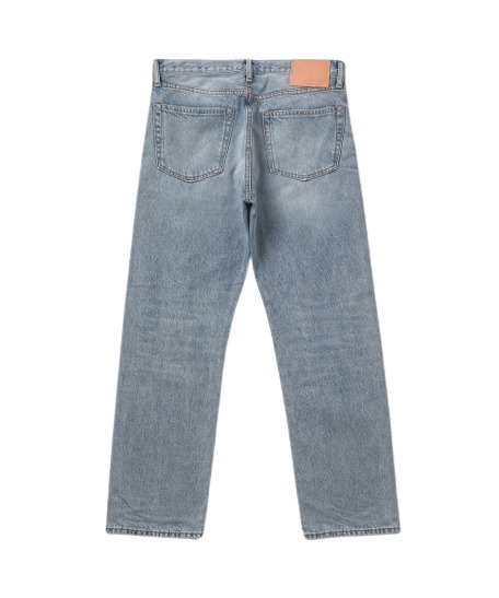 Men's straight classic-fit denim pants - light blue