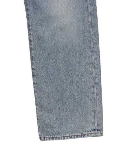 Men's straight classic-fit denim pants - light blue