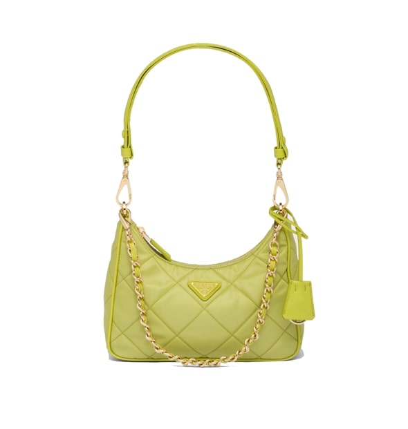 Re-Nylon Mini Bag lime green