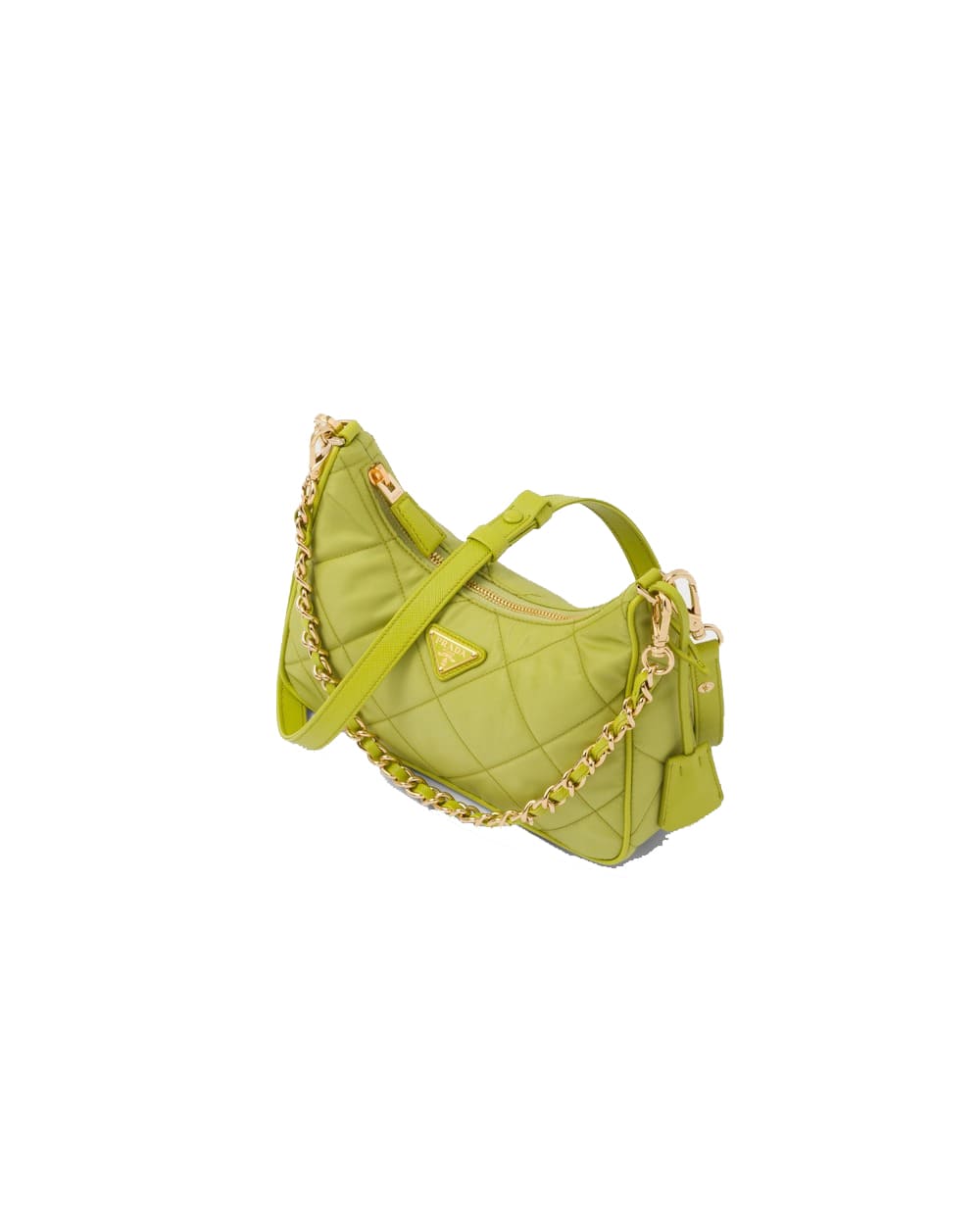 Re-Nylon Mini Bag lime green