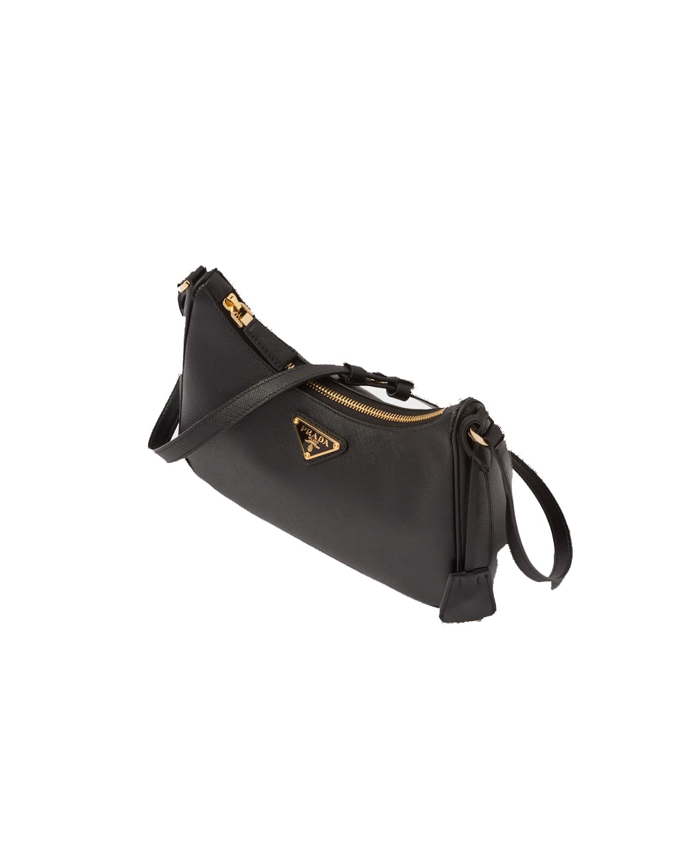 Saffiano leather mini bag black