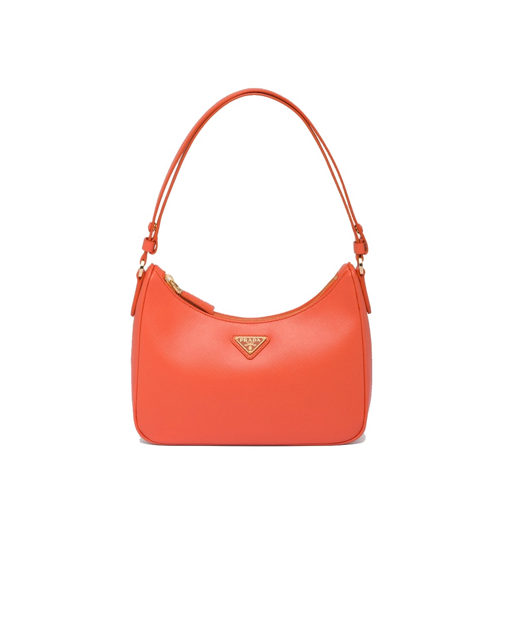 Saffiano leather mini bag orange