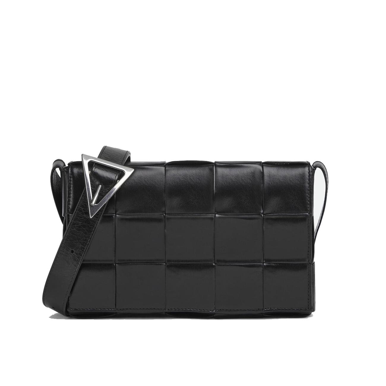 Bottega Veneta Leather Cassette Black