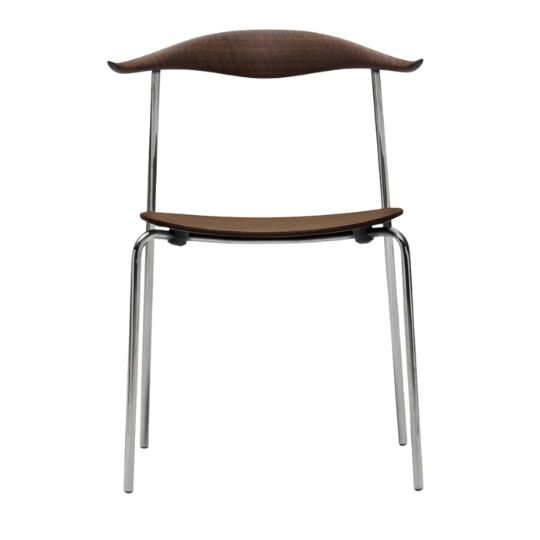 Carl Hansen & Son CH88T Chair Stainless Steel Beech & Oil Finish