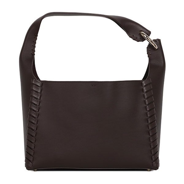 Bold Brown Shiny Mate Shoulder Bag