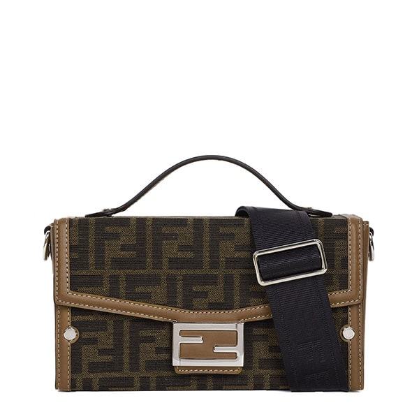 Brown FF Baguette Soft Trunk Bag