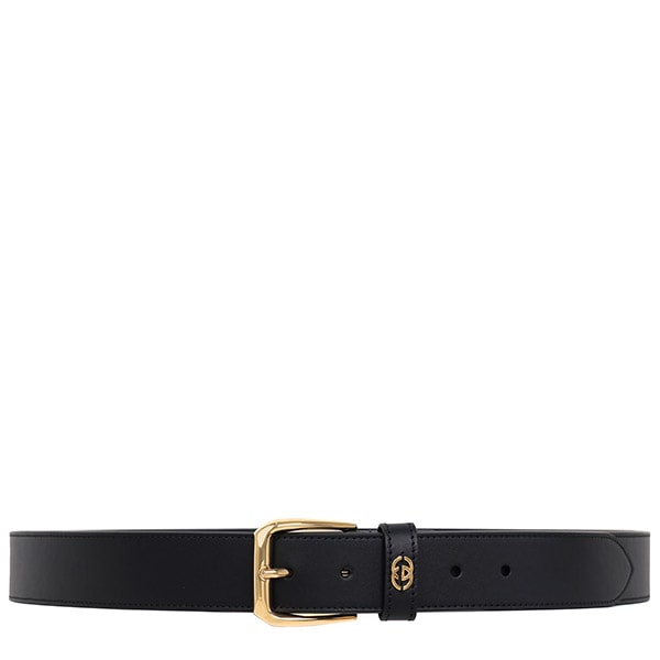 Black Square Interlocking G Belt