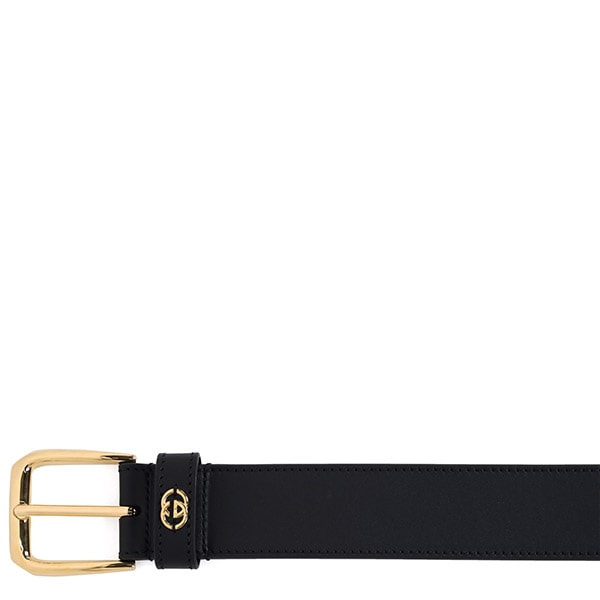 Black Square Interlocking G Belt