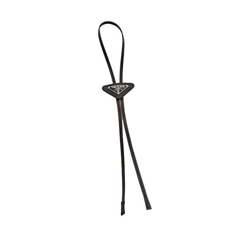 Saffiano leather bolo tie black