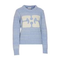 Graphic Wool Knit Sweater