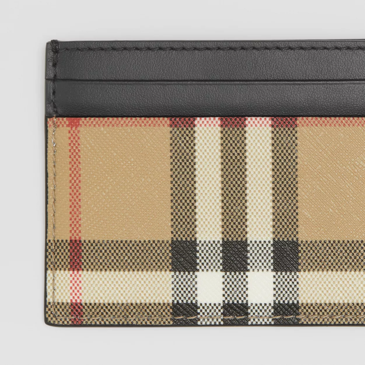 22FW Vintage Check Card Case